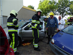 Oefening Brand Wegvervoer Auto Vaart Buitenpost
